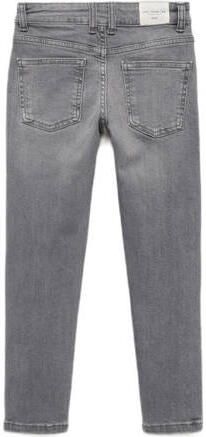Mango Kids regular fit jeans grey denim Grijs Jongens Katoen Effen 116 - Foto 3