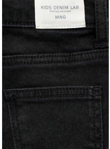 Mango Kids regular fit jeans grey denim Grijs Jongens Stretchkatoen Effen 104 - Foto 2