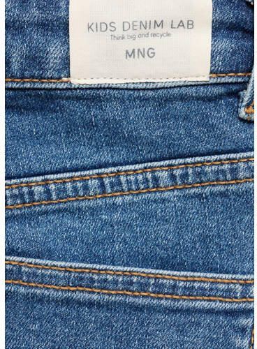 Mango Kids regular fit jeans medium blue denim Blauw Jongens Katoen Effen 134 - Foto 2