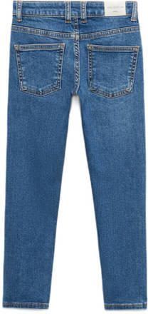 Mango Kids regular fit jeans medium blue denim Blauw Jongens Katoen Effen 134 - Foto 3