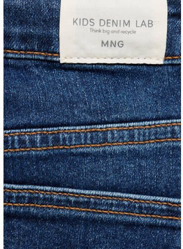 Mango Kids regular fit jeans medium blue denim Blauw Jongens Katoen Effen 116