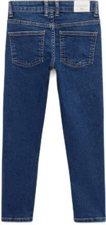 Mango Kids regular fit jeans medium blue denim Blauw Jongens Katoen Effen 116 - Foto 3