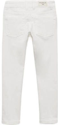 Mango Kids regular fit jeans wit Jongens Katoen Effen 116 - Foto 3
