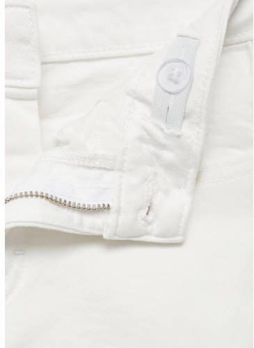 Mango Kids regular fit jeans wit Jongens Katoen Effen 116 - Foto 2