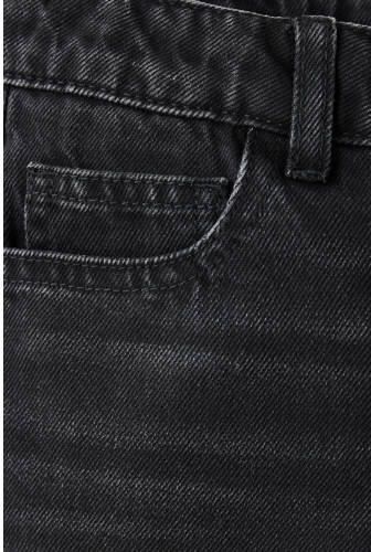 Mango Kids regular fit jeans zwart Jongens Denim Effen - Foto 4