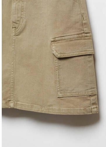 Mango Kids rok kaki Groen Meisjes Katoen Effen 152(XXS) - Foto 2