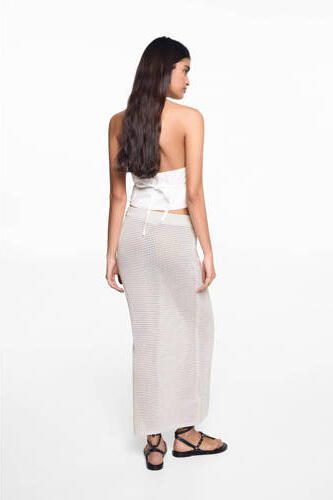 Mango Kids rok lichtbeige Meisjes Polyester Effen 152(XXS)