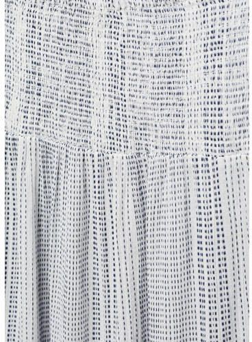 Mango Kids rok met all over print en volant wit blauw Meisjes Katoen All over print 152(XXS) - Foto 2