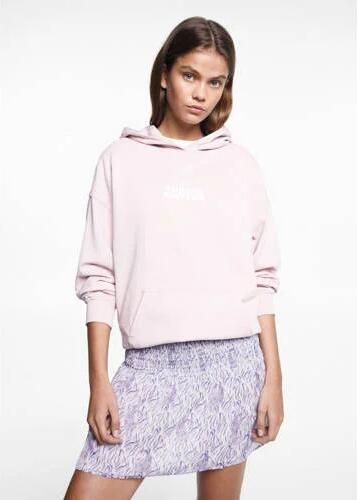 Mango Kids rok met all over print lila wit Paars Meisjes Polyester All over print 152(XXS) - Foto 3