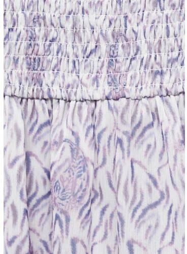 Mango Kids rok met all over print lila wit Paars Meisjes Polyester All over print 152(XXS) - Foto 2