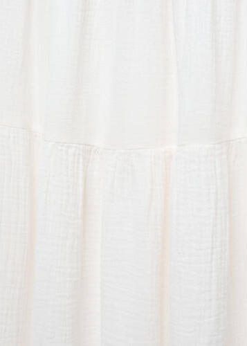 Mango Kids rok wit Meisjes Katoen Effen 158(XS) | Rok van - Foto 2