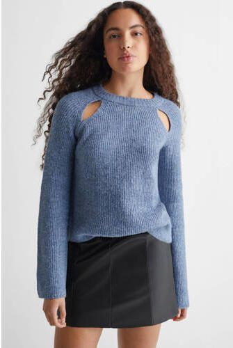 Mango Kids rok zwart Meisjes Imitatieleer Effen 152(XXS) - Foto 2