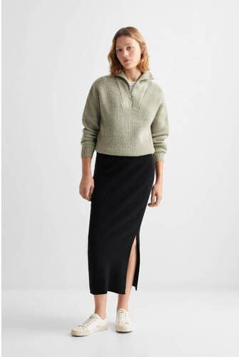 Mango Kids rok zwart Meisjes Viscose Effen 152(XXS) - Foto 3