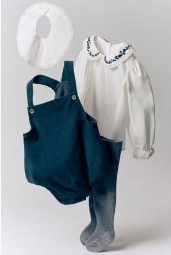 Mango Kids romper met corduroy details marineblauw Meisjes Katoen Vierkante hals - Foto 3