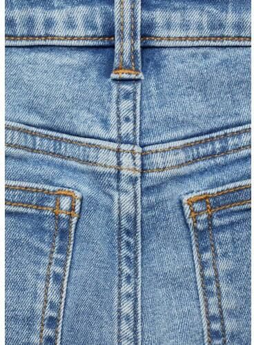 Mango Kids skinny jeans light blue denim Blauw Effen 122 - Foto 2