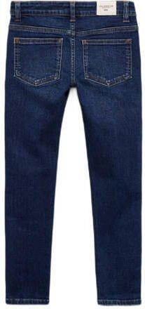 Mango Kids skinny jeans medium blue denim Blauw Effen 122 - Foto 3