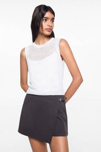 Mango Kids skort Rok Meisjes Katoen Effen 152(XXS) - Foto 3