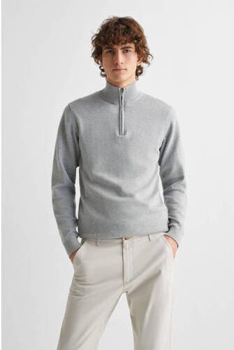 Mango Kids slim fit broek ecru Jongens Stretchkatoen Effen 158(XXS) - Foto 3