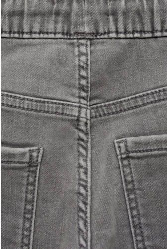 Mango Kids slim fit jeans grey Blauw Jongens Stretchdenim Effen 116 - Foto 2