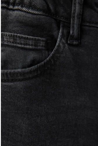 Mango Kids slim fit jeans grijs Jongens Denim Effen - Foto 4