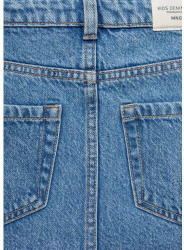 Mango Kids spijkerrok changeant blauw Meisjes Denim Effen 116 - Foto 2