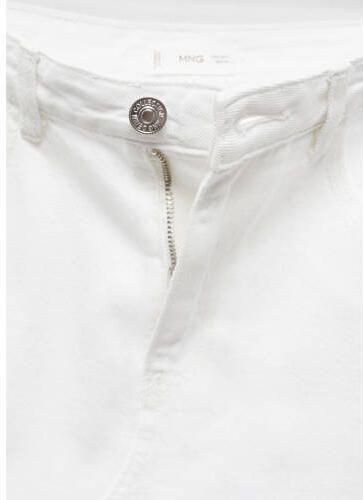 Mango Kids spijkerrok naturel wit Meisjes Denim Effen 152(XXS) - Foto 2