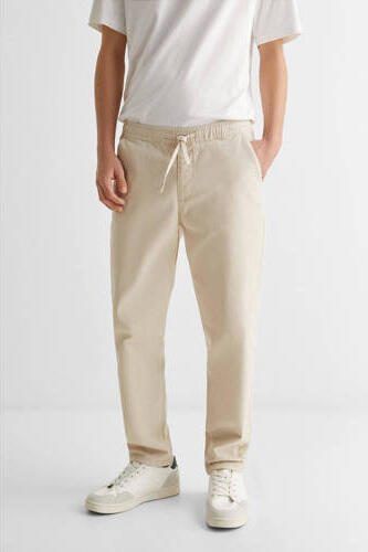Mango Kids straight fit broek ecru Jongens Stretchkatoen Effen 158(XXS) - Foto 3