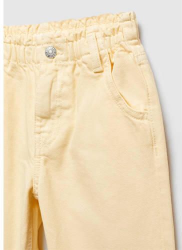 Mango Kids straight fit jeans geel Meisjes Denim Effen 152 - Foto 2
