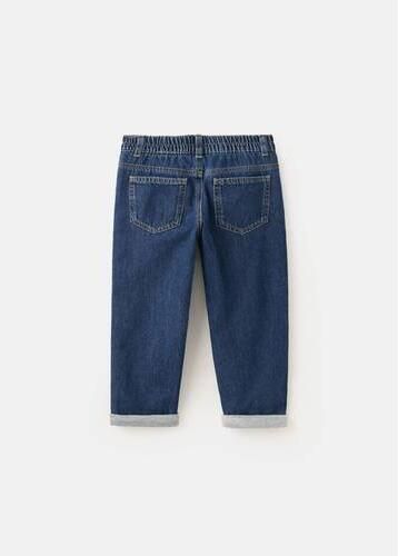 go Kids straight leg jeans blauw Denim Effen - Foto 3