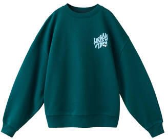Mango Kids sweater met backprint groen Trui Backprint - Foto 4