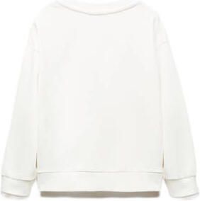 Mango Kids sweater wit Effen 116 | Sweater van