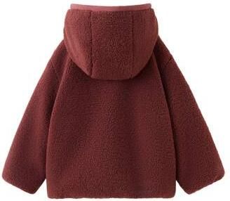 Mango Kids teddy jas donkerrood Jongens Polyester Capuchon Effen - Foto 2