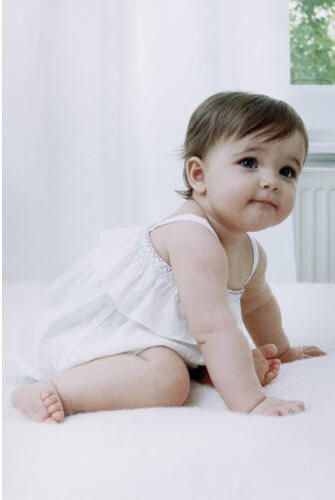 Mango Kids top met borduursels en ruches wit Meisjes Katoen Vierkante hals - Foto 2