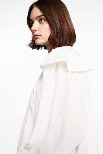 Mango Kids top wit Meisjes Katoen Ronde hals Effen 152(XXS) - Foto 3