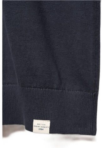 Mango Kids trui donkerblauw Jongens Katoen Ronde hals Effen 158(XXS) - Foto 3