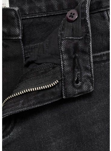 Mango Kids wide leg jeans grey denim Grijs Meisjes Katoen Effen 146