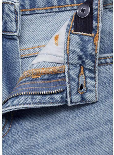 Mango Kids wide leg jeans medium blue denim Blauw Meisjes Katoen Effen 134 - Foto 2