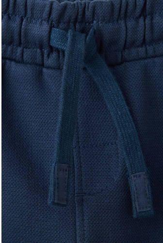 Mango Kids wide leg joggingbroek donkerblauw Meisjes Sweat Effen - Foto 4
