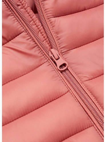 Mango Kids zomerjas middenoranje Meisjes Polyamide Capuchon Effen 104