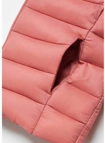 Mango Kids zomerjas middenoranje Meisjes Polyamide Capuchon Effen 104 - Foto 2