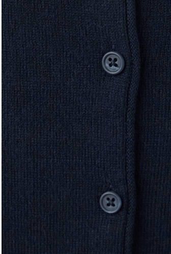 MANGO TEEN gebreid vest marineblauw Meisjes Katoen V-hals Effen maat 152(XXS) - Foto 4