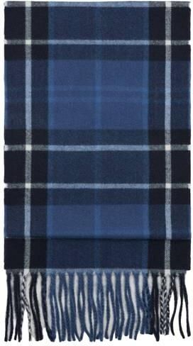 MANGO TEEN geruite sjaal blauw Meisjes Polyester Ruit - Foto 3