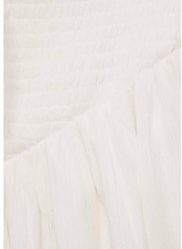 MANGO TEENS casual short offwhite Korte broek Wit Meisjes Viscose Effen 152(XXS)