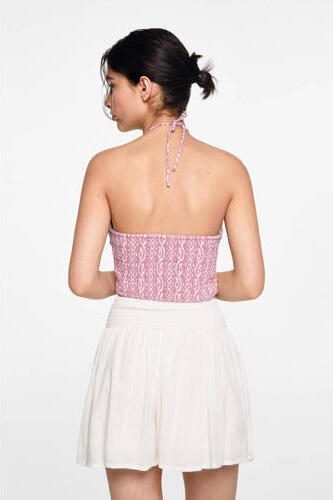 MANGO TEENS casual short offwhite Korte broek Wit Meisjes Viscose Effen 152(XXS) - Foto 3