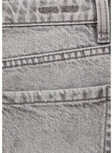 MANGO TEENS denim short grey denim Korte broek Grijs Effen 152(XXS) - Foto 2