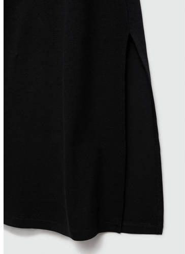 MANGO TEENS maxi rok zwart Meisjes Stretchkatoen Effen 152(XXS) - Foto 2