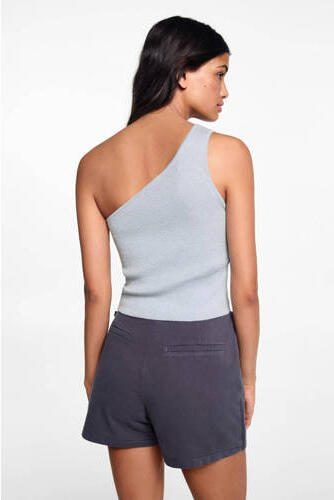 MANGO TEENS one shoulder top pastelblauw Effen 152(XXS) - Foto 2