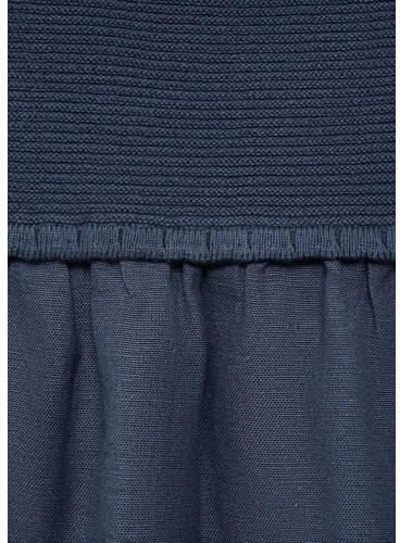 Mango Kids top marine Blauw Meisjes Viscose Ronde hals Effen 152(XXS) - Foto 2