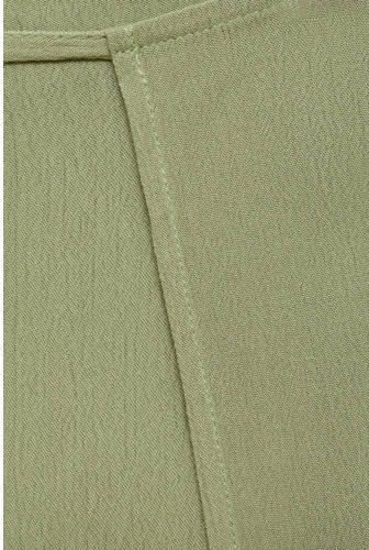 MANGO TEENS wide leg broek beige kaki Meisjes Viscose Effen 152(XXS)