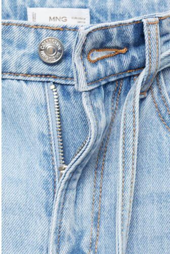 MANGO TEENS wide leg jeans lichtblauw Meisjes Katoen Effen 152(XXS) - Foto 2